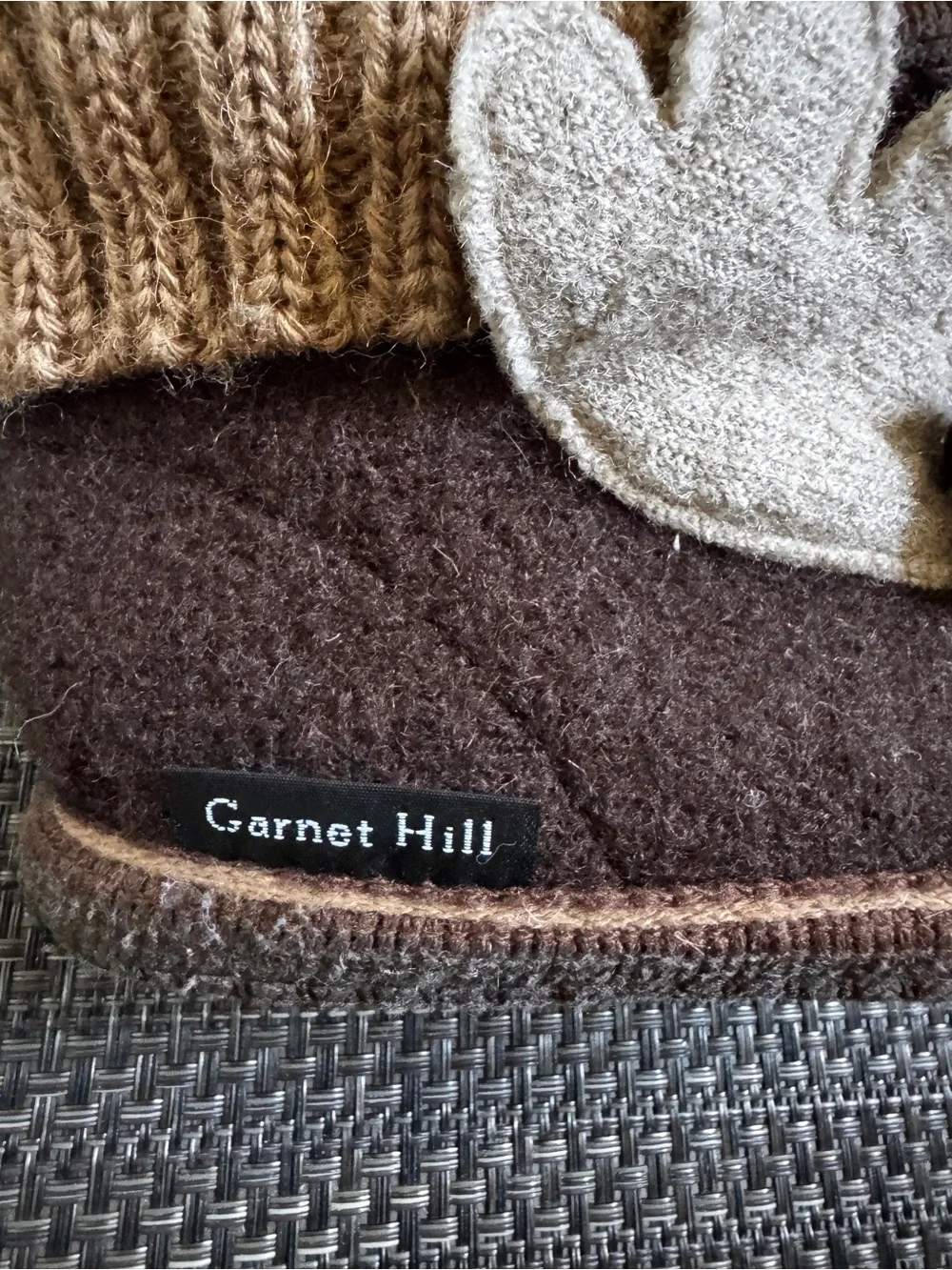 Garnet Hill Toddler Sz 11 Boiled Wool Slipper by Haflinger Moose
